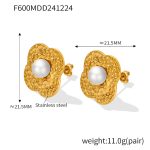 color: F600-Gold Earrings