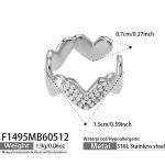 color: F1495-Steel Color Ear Clip 1 PC
