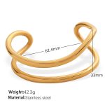 color: SZ226G Gold Bangle