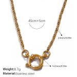 color: XL755G Gold Necklace