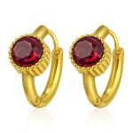 color: MS-768 Gold Red Rhinestone