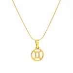 color: SP641G-3 (Snake Bone Chain) Gemini