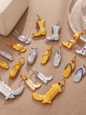 Personalized Boots Slippers Shape Pendant Non-Fading Versatile Unique DIY Ornament Accessories