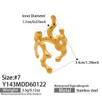 color: Y143-Gold Ring / size: US 7