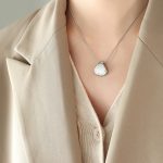 color: P1403-Steel Color Necklace -40+5cm