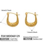 color: F041-Gold Earrings