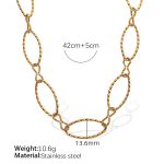 color: XL391G Gold Necklace