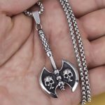color: Axe Skull + Steel Chain