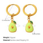 color: EH1339GNG Gold Earrings