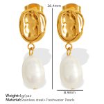 color: EH12 Gold Earrings
