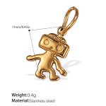 color: PJ484G Gold Pendant