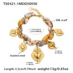 color: TXE421-1 Gold Bracelet -15+3cm