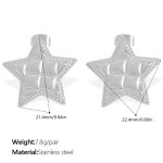 color: EH432S Silver Earrings