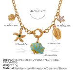 color: XL756G1 Gold Necklace