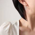 color: F094-Steel Color Earrings