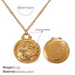 color: XL769G5 Gold Necklace