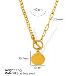 color: XL12 Gold Necklace