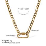 color: XL677G Gold Necklace