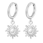 color: MS-623 Steel Color Small Sun Ear Cuff
