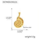 color: D07-Gold Pendant