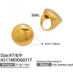 color: A511-Gold Ring / size: US 7