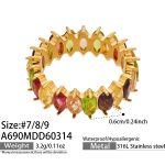 color: A690-Gold Ring / size: US 7