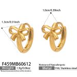 color: F459-Gold Earrings