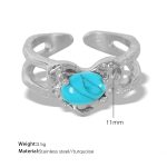 color: JZ17 Silver US Size 7 (Non-adjustable)