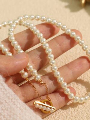 New Design Necklace with New Pearl Atmosphere Long Chain Advanced Natural Fresh Water