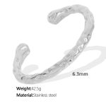 color: SZ89 Silver Bangle