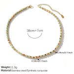 color: XL257GNG Turquoise Necklace