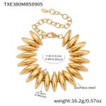 color: TXE380-Gold Bracelet 16+11cm