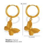 color: EH436 Gold Earrings