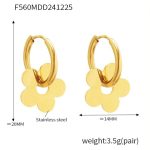 color: F560-Gold Earrings
