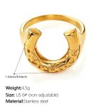 color: JZ1215G6 Gold Ring