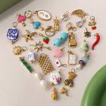 Creative Colorful and Diverse DIY Pendant Stainless Steel 18K Gold Plating Versatile Collection