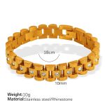 color: SL39 Gold 18cm Bracelet