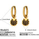 color: F212-Gold Earrings -S