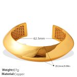 color: SZ329G Heavy Craft Bangle