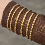 Light Luxury Stainless Steel Heart 5A Zircon Bracelet 18K Gold Non-Fading Multi-Style Twin Fine Circle Bracelet for Women