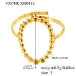 color: Y007-Gold Ring / size: US 7
