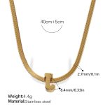 color: XL459GJ Gold Necklace