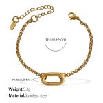 color: SL312G Gold Bracelet