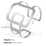 color: SZ248S Silver Bangle
