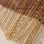 Retro Necklace Women's Advanced Simple Style Diverse Design Chain Stainless Steel 18K Gold