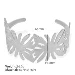 color: SZ160 Adjustable Silver Bangle