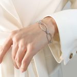 color: E202-Steel Color Bracelet -15+5cm