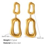 color: EH1190G Gold Earrings