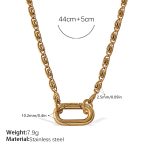 color: XL721G Gold Necklace