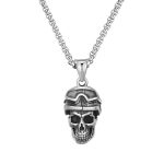 color: Motorcycle Skull Stainless Steel Chain